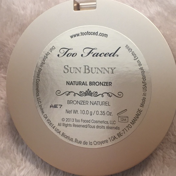 🎉HP🎉Too Faced Sun Bunny🐰Full-size Bronzer - Picture 6 of 7